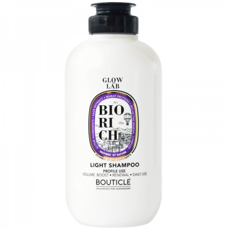 bouticle biorich light shampoo Шампунь для объема для всех типов волос 250 мл BOUTICLE Biorich light shampoo Шампунь для объема для всех типов волос 250 мл — изображение 1
