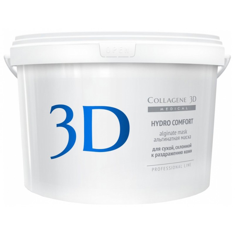 Альгинатная маска для лица и тела hydro comfort с экстрактом алое вера, 1200 гр,, collagene 3d medical Альгинатная маска для лица и тела HYDRO COMFORT с экстрактом алое вера, 1200 гр,, COLLAGENE 3D Medical — изображение 1