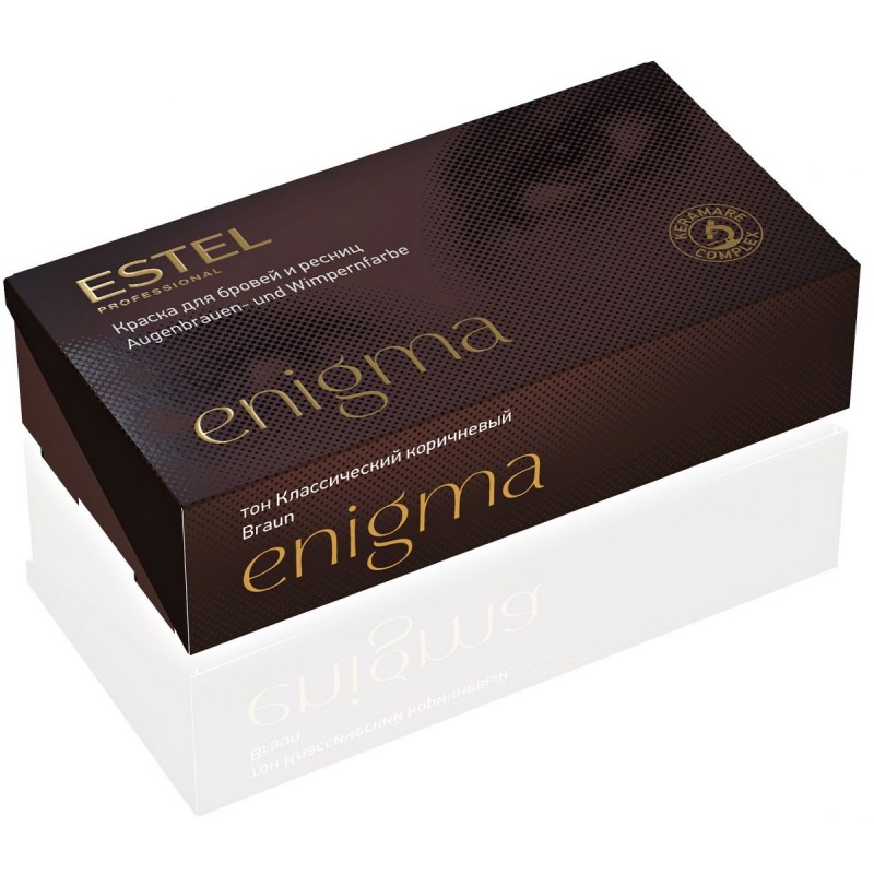 estel professional enigma / Краска для бровей и ресниц, коричневая, 20 мл Estel Professional Enigma / Краска для бровей и ресниц, коричневая, 20 мл — изображение 1