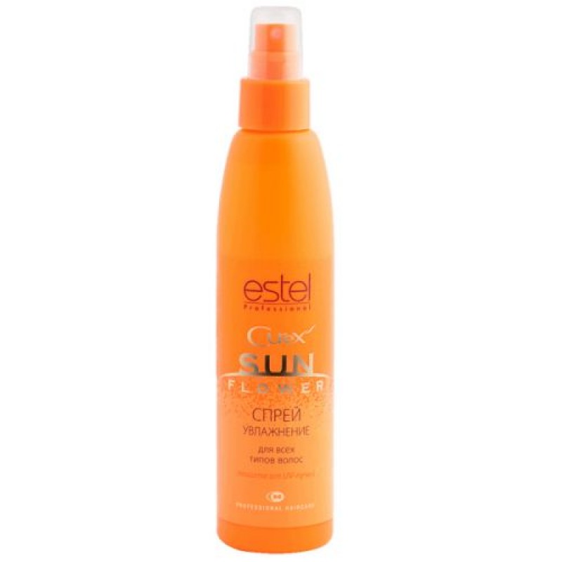 estel curex sunflower, Спрей увлажнение и защита от uv лучей, 200 мл ESTEL Curex Sunflower, Спрей увлажнение и защита от UV-лучей, 200 мл — изображение 1