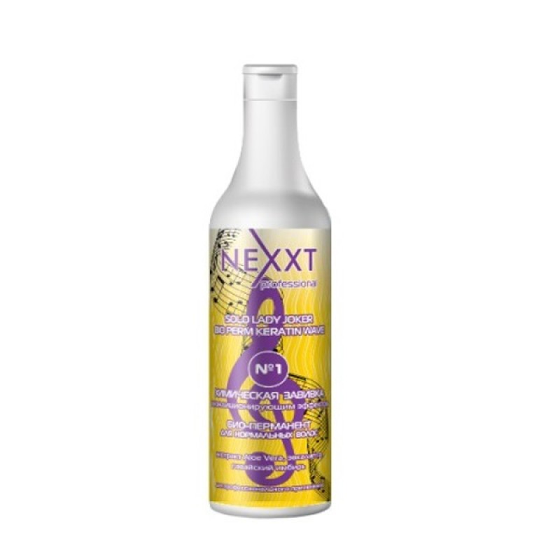 nexxt solo bio perm keratin wave №1 / Био преманент для нормальных волос, 500 мл Nexxt Solo-Bio Perm Keratin Wave №1 / Био-преманент для нормальных волос, 500 мл — изображение 1