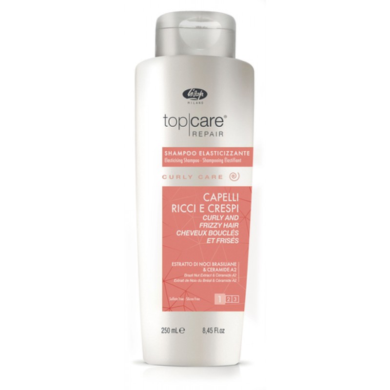 Шампунь разглаживающий для вьющихся волос / elasticising mousse curly and frizzy hair, 250 мл, curly care, lisap Шампунь разглаживающий для вьющихся волос / Elasticising Mousse Curly and Frizzy Hair, 250 мл, CURLY CARE, LISAP — изображение 1