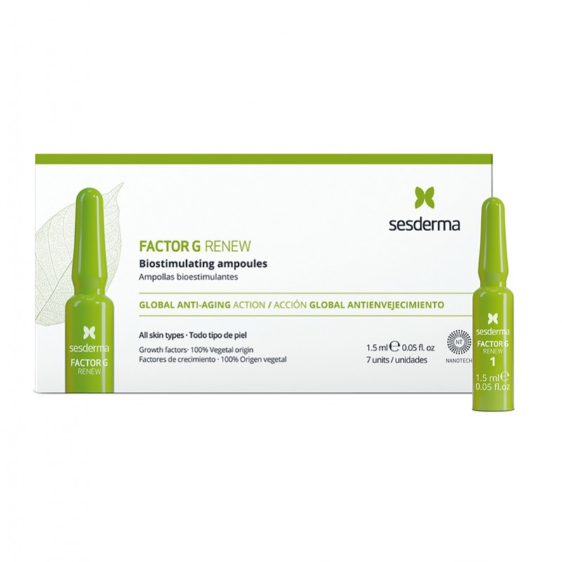 factor g renew biostimulating ampoules – Средство в ампулах биостимулирующее, 7 шт. по 1,5 мл. FACTOR G RENEW Biostimulating ampoules – Средство в ампулах биостимулирующее, 7 шт. по 1,5 мл. — изображение 1