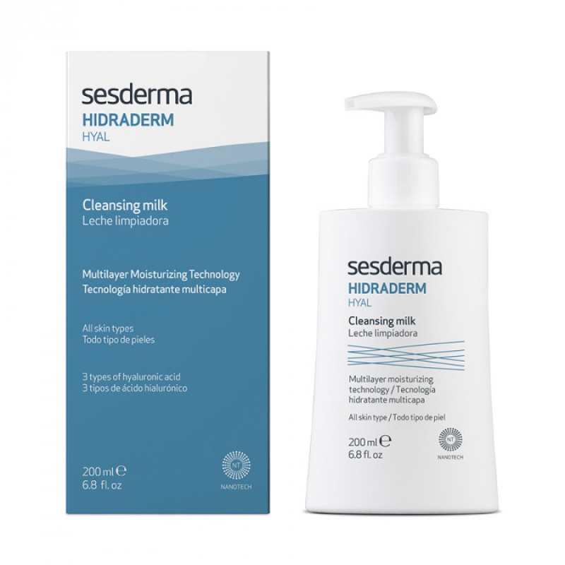 sesderma hidraderm hyal cleansing milk Молочко очищающее 200 мл SESDERMA Hidraderm Hyal Cleansing Milk Молочко очищающее 200 мл — изображение 1