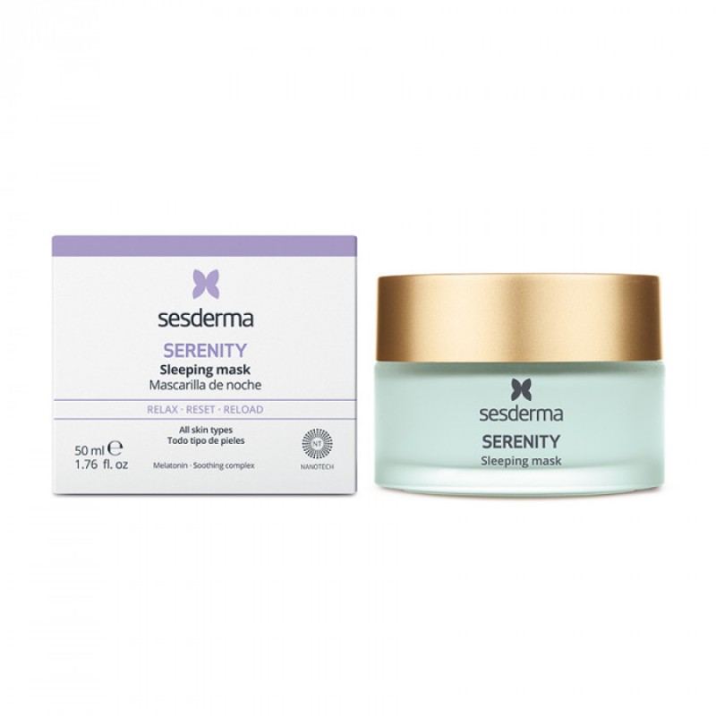 serenity sleeping mask Маска ночная для лица, 50 мл. SERENITY Sleeping mask - Маска ночная для лица, 50 мл. — изображение 1