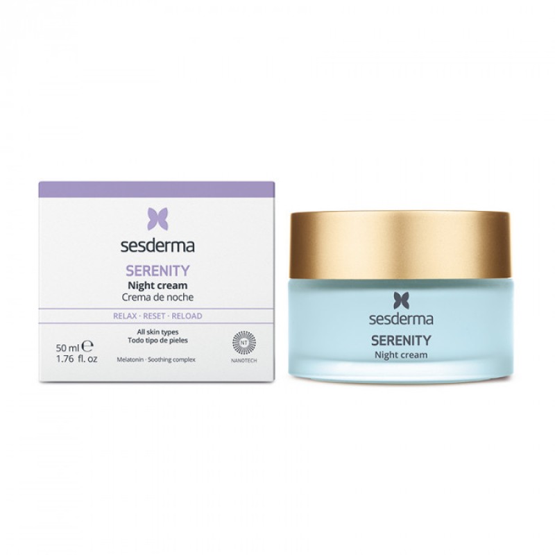 serenity night cream Крем ночной для лица, 50 мл. SERENITY Night cream - Крем ночной для лица, 50 мл. — изображение 1