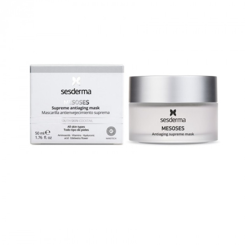 mesoses mask – Маска омолаживающая supreme mesoses, 50 мл. MESOSES Mask – Маска омолаживающая Supreme MESOSES, 50 мл. — изображение 1