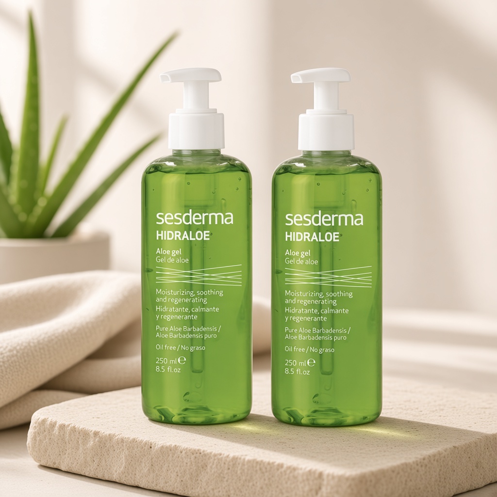 sdr40006388, hidraloe aloe gel Алое гель, 500 мл (Лимитированная коллекция 250 мл+250 мл), sesderma sdr40006388, HIDRALOE Aloe gel - Алое-гель, 500 мл (Лимитированная коллекция 250 мл+250 мл), SESDERMA — изображение 1