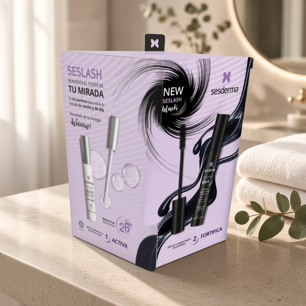 sesderma seslash Набор сыворотка для ресниц и бровей 5 мл + тушь для ресниц 5 мл SESDERMA Seslash Набор сыворотка для ресниц и бровей 5 мл + тушь для ресниц 5 мл — изображение 1
