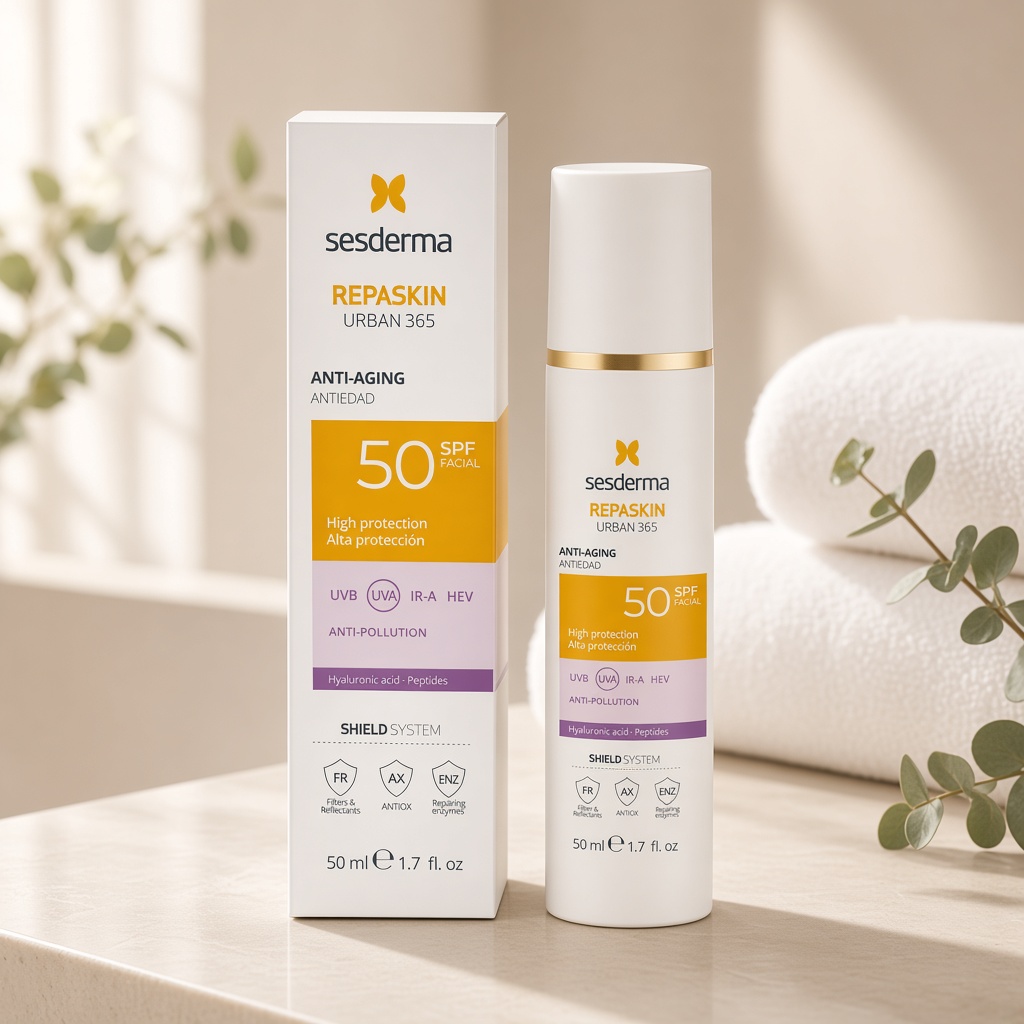 sdr40008214, repaskin urban 365 anti aging spf50 Средство солнцезащитное для лица антивозрастное spf50, 50 мл, sesderma sdr40008214, REPASKIN Urban 365 Anti-aging SPF50 - Средство солнцезащитное для лица антивозрастное SPF50, 50 мл, SESDERMA — изображение 1