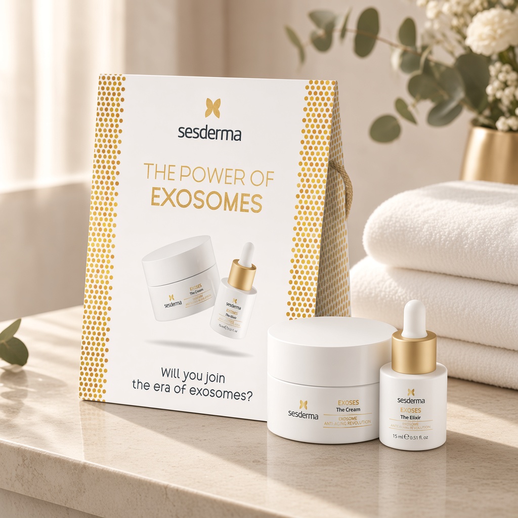 sdr40009127, ПРОМОНАБОР: exoses the cream /Крем для лица, 50 мл +exoses the elixir/ Сыворотка липосомальная, 15 мл в лимитированной флаконе 15 мл, sesderma sdr40009127, ПРОМОНАБОР: EXOSES The cream /Крем для лица, 50 мл +EXOSES The elixir/ Сыворотка липосомальная, 15 мл в лимитированной флаконе - 15 мл, SESDERMA — изображение 1