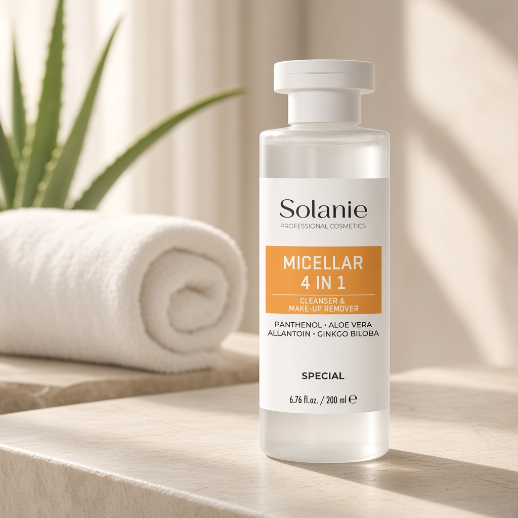 solanie special micellar cleanser and make up remover Очищающий мицеллярный лосьон 200 мл SOLANIE SPECIAL Micellar cleanser and make-up remover Очищающий мицеллярный лосьон 200 мл — изображение 1