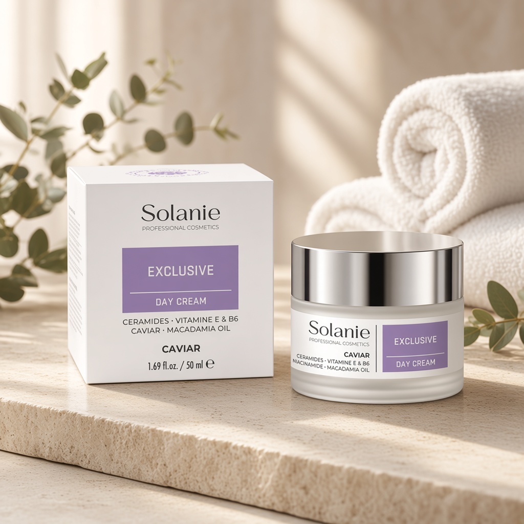 solanie caviar exclusive day cream spf15 Дневной омолаживающий крем 50 мл SOLANIE CAVIAR EXCLUSIVE Day cream SPF15 Дневной омолаживающий крем 50 мл — изображение 1