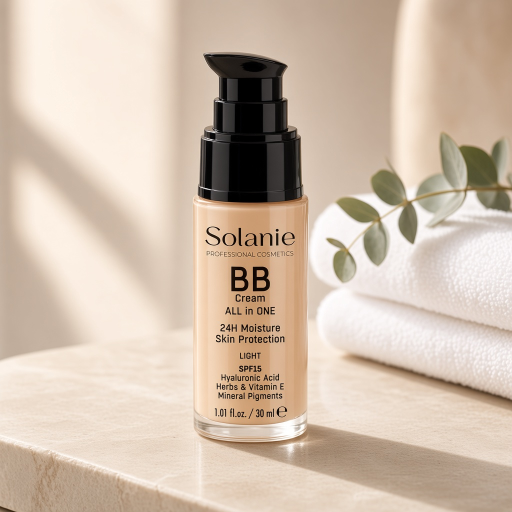 solanie light bb cream all in one spf15 bb крем светлый 30 мл SOLANIE Light BB cream All in One SPF15 BB крем светлый 30 мл — изображение 1