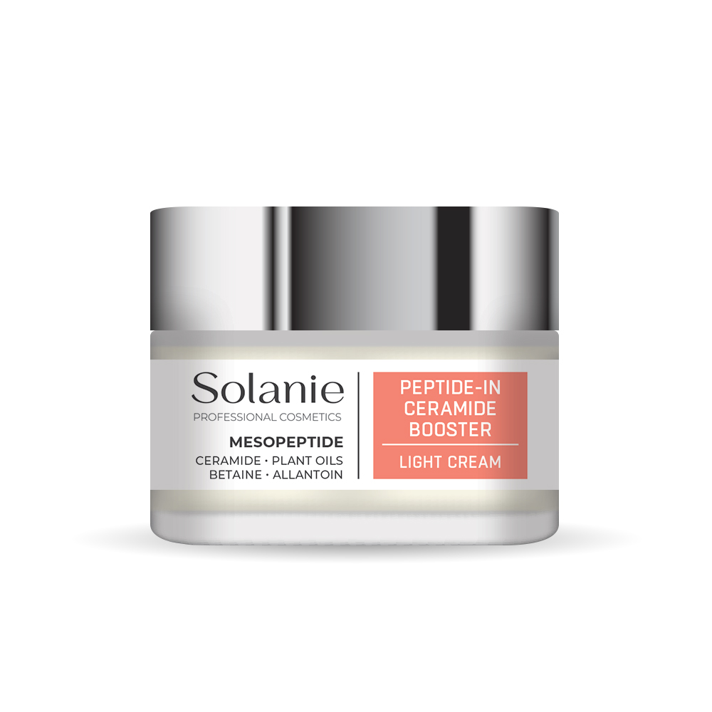 so11207, Лёгкий дневной пептидный крем бустер / mesopeptide peptide in booster ceramid light cream spf15, 50мл, solanie SOLANIE MESOPEPTIDE Peptide-In Booster Ceramid Light Cream SPF15 Лёгкий дневной пептидный крем-бустер 50 мл — изображение 1