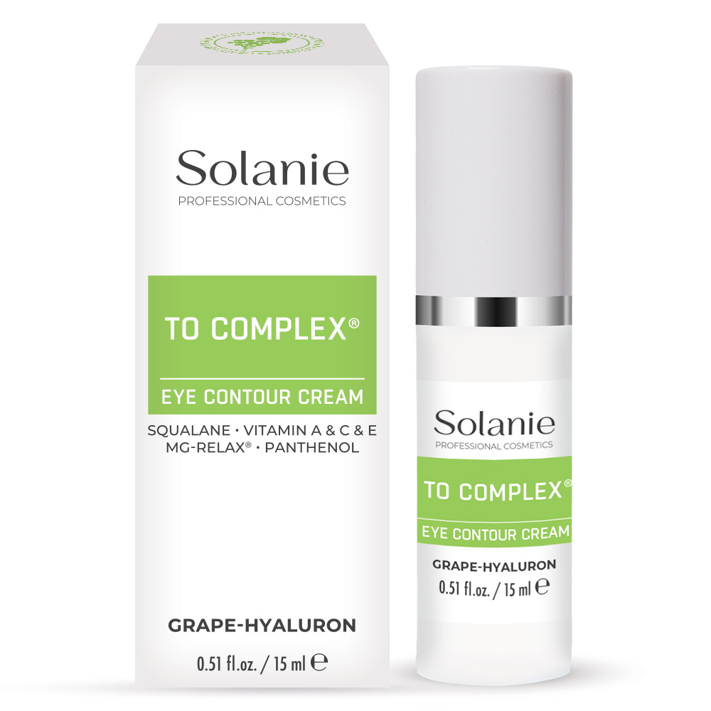 so11707, Крем для кожи вокруг глаз с ТО комплексом / grape hyaluron eye contour cream with to complex, 15мл, solanie SOLANIE GRAPE HYALURON Eye contour cream with TO Complex Крем для кожи вокруг глаз с ТО комплексом 15 мл — изображение 1