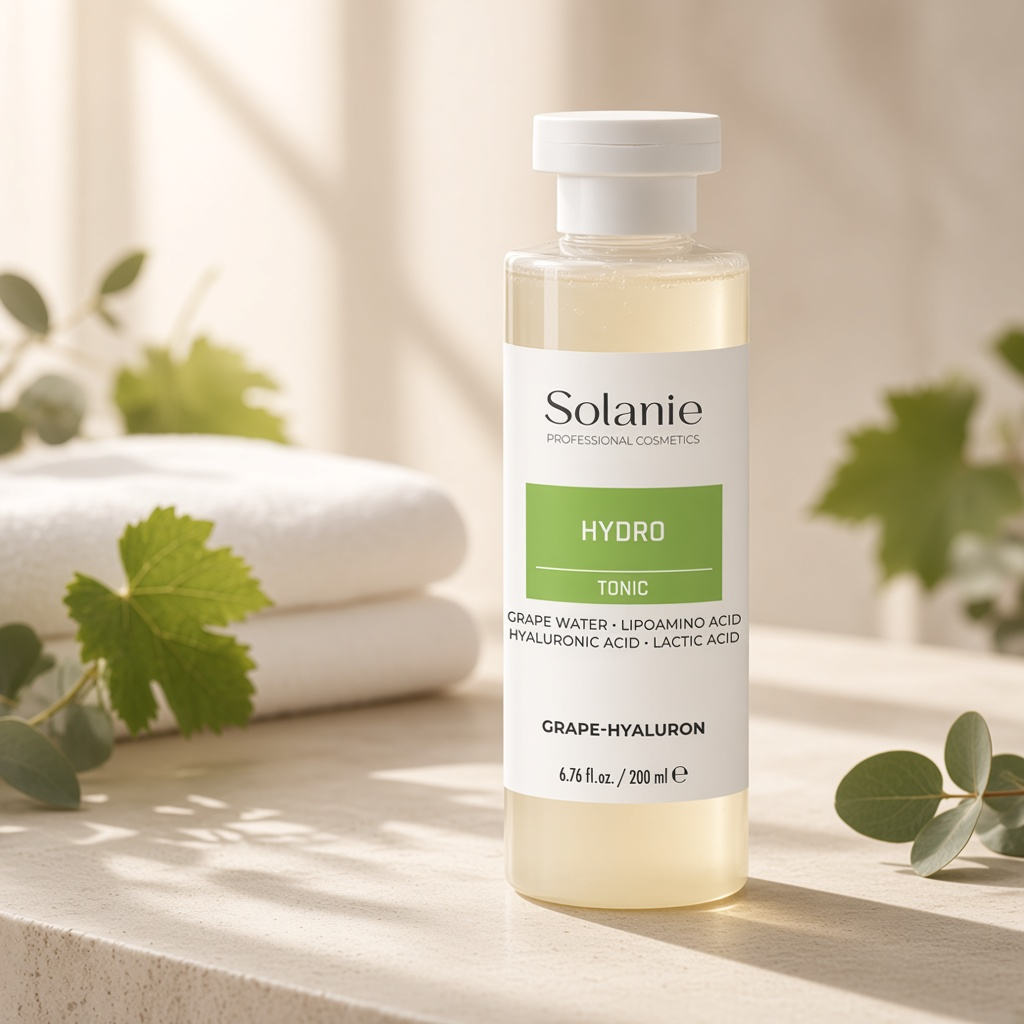 solanie grape hyaluron hydro tonic Тонизирующий антиоксидантный лосьон 200 мл SOLANIE GRAPE HYALURON Hydro tonic Тонизирующий антиоксидантный лосьон 200 мл — изображение 1