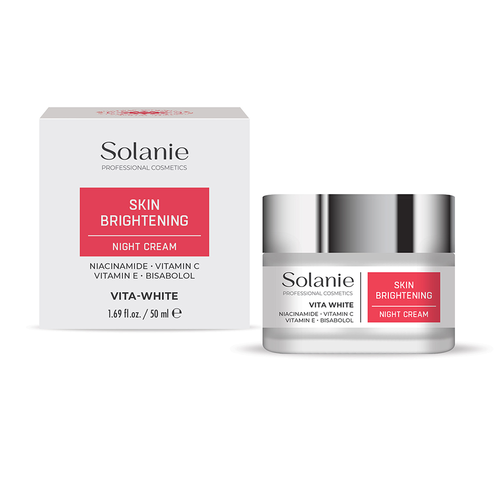 so11903, Ночной крем осветляющий / vita white brightening night cream, 50мл, solanie SOLANIE VITA WHITE Brightening night cream Ночной крем осветляющий 50 мл — изображение 1