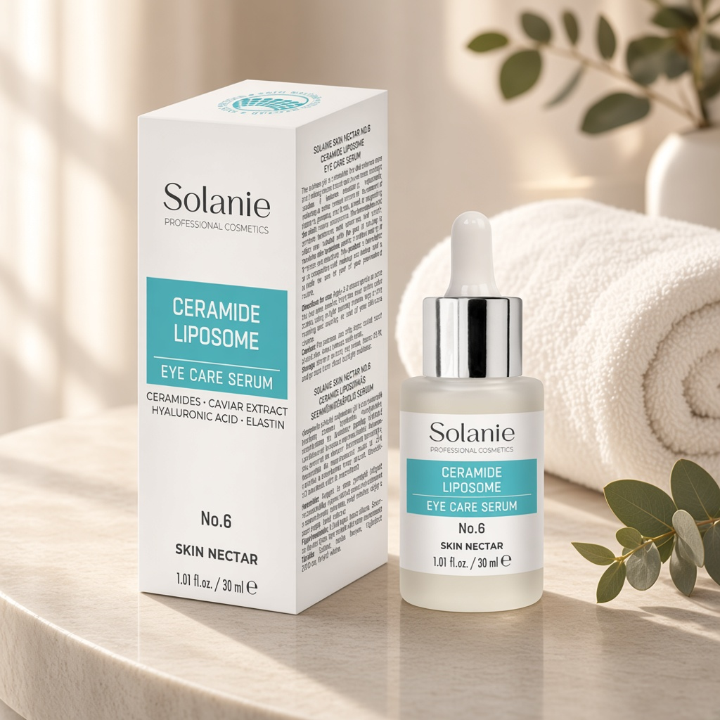 solanie skin nectar №6 ceramide liposome eye zone gel Сыворотка №6 для кожи вокруг глаз с церамидами 30 мл SOLANIE Skin Nectar №6 Ceramide Liposome Eye Zone Gel Сыворотка №6 для кожи вокруг глаз с церамидами 30 мл — изображение 1