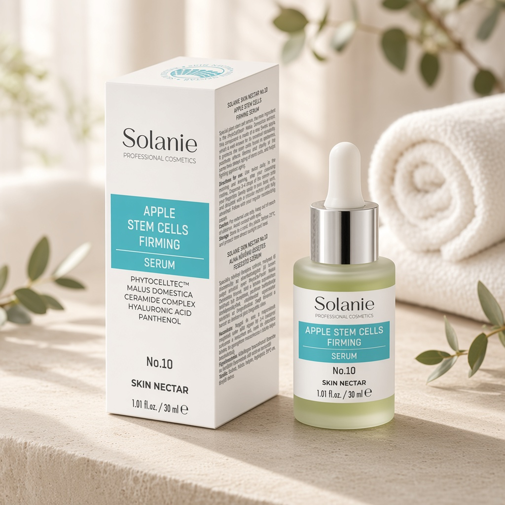 solanie apple stem cells firming serum Сыворотка №10 укрепляющая со стволовыми клетками яблок 30 мл SOLANIE Apple stem cells Firming serum Сыворотка №10 укрепляющая со стволовыми клетками яблок 30 мл — изображение 1