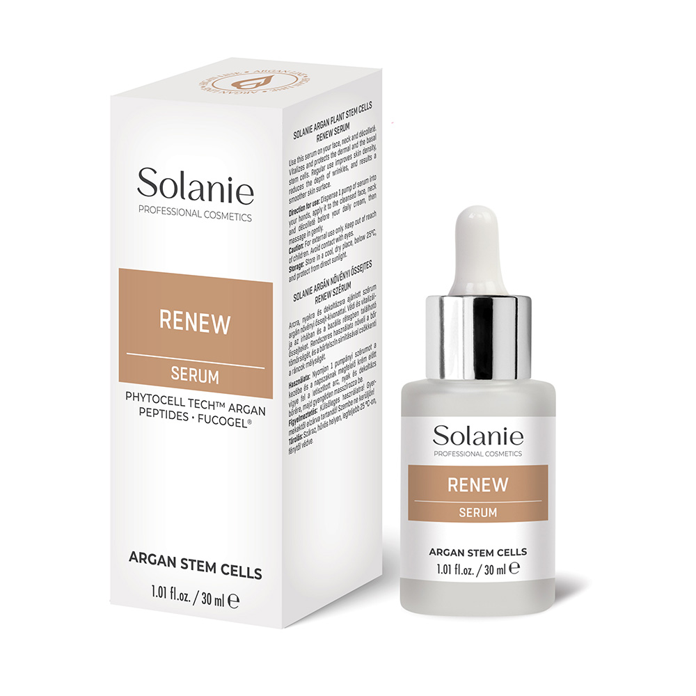so31605, Сыворотка ревитализирующая / argan plant stem cells renew serum, 30мл, solanie SOLANIE ARGAN PLANT STEM CELLS Renew serum Сыворотка ревитализирующая 30 мл — изображение 1