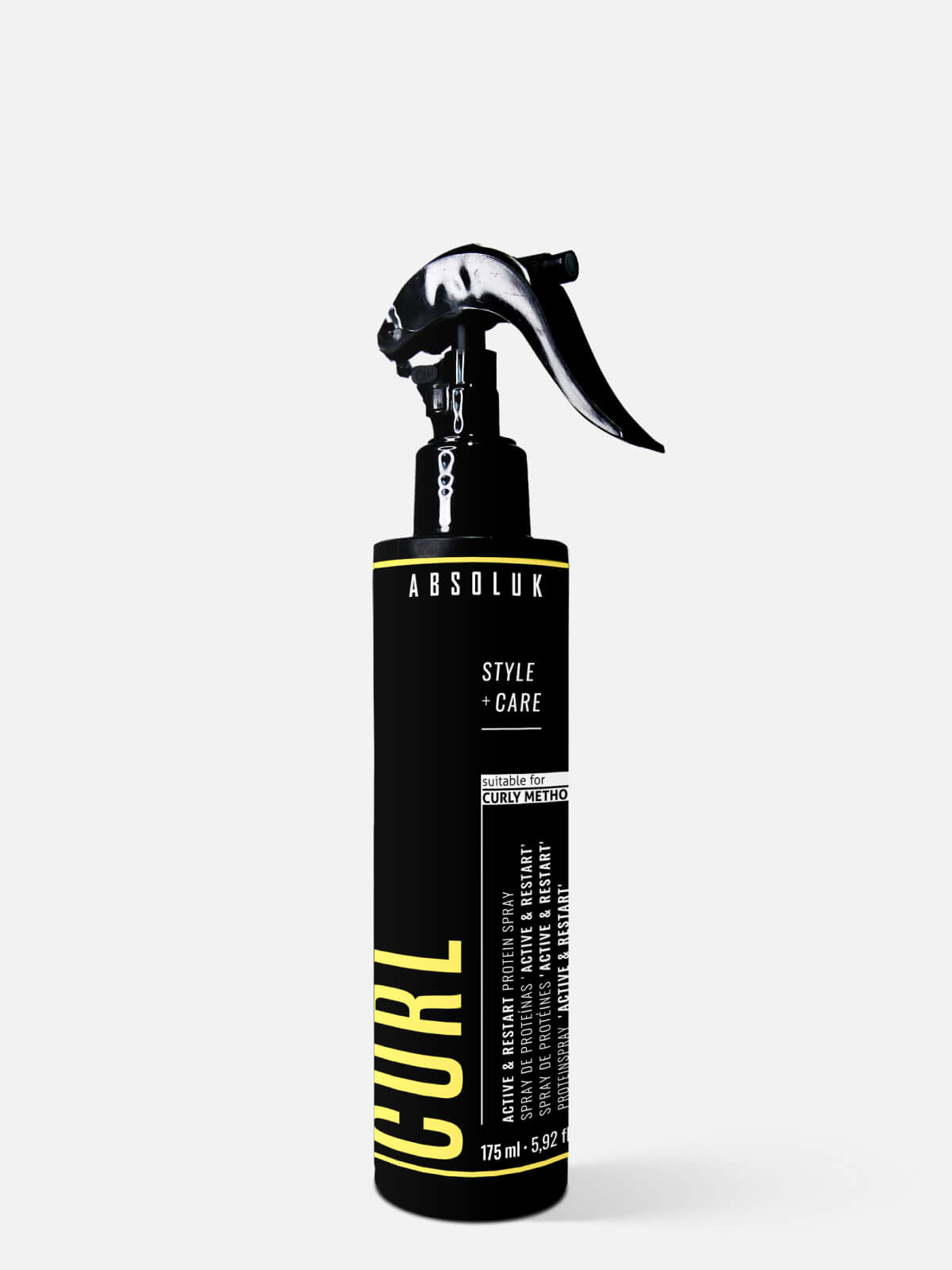 absoluk style&care Спрей для кудрявых волос curl active & restart protein spray 175мл ABSOLUK STYLE&CARE Спрей для кудрявых волос CURL ACTIVE & RESTART PROTEIN SPRAY 175мл — изображение 1