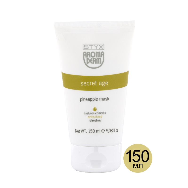 Гель маска secret age Ананас / pineapple mask, 150 мл, aromaderm anti aging de luxe, styx Гель-маска Secret Age Ананас / Pineapple mask, 150 мл, Aromaderm Anti-aging de luxe, STYX — изображение 1