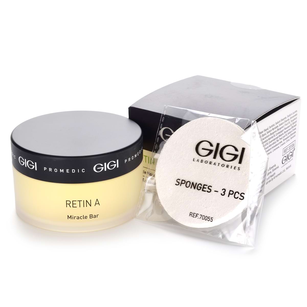 gigi rеtin a miracle soap bar Мыло в банке со спонжем увлажняющее 100 мл GIGI Rеtin A Miracle Soap Bar Мыло в банке со спонжем увлажняющее 100 мл — изображение 1