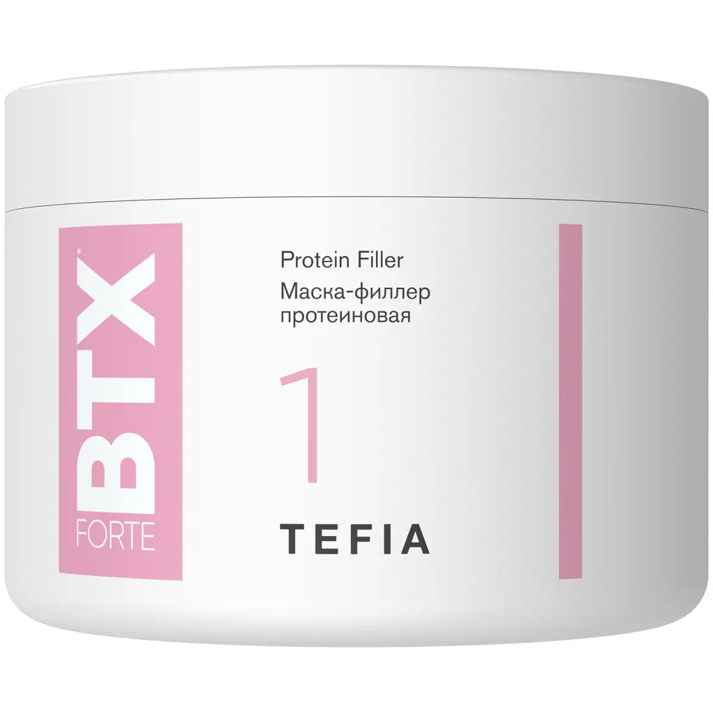 tefia btx forte protein filler Маска филлер протеиновая 500 мл TEFIA BTX Forte Protein Filler Маска-филлер протеиновая 500 мл — изображение 1