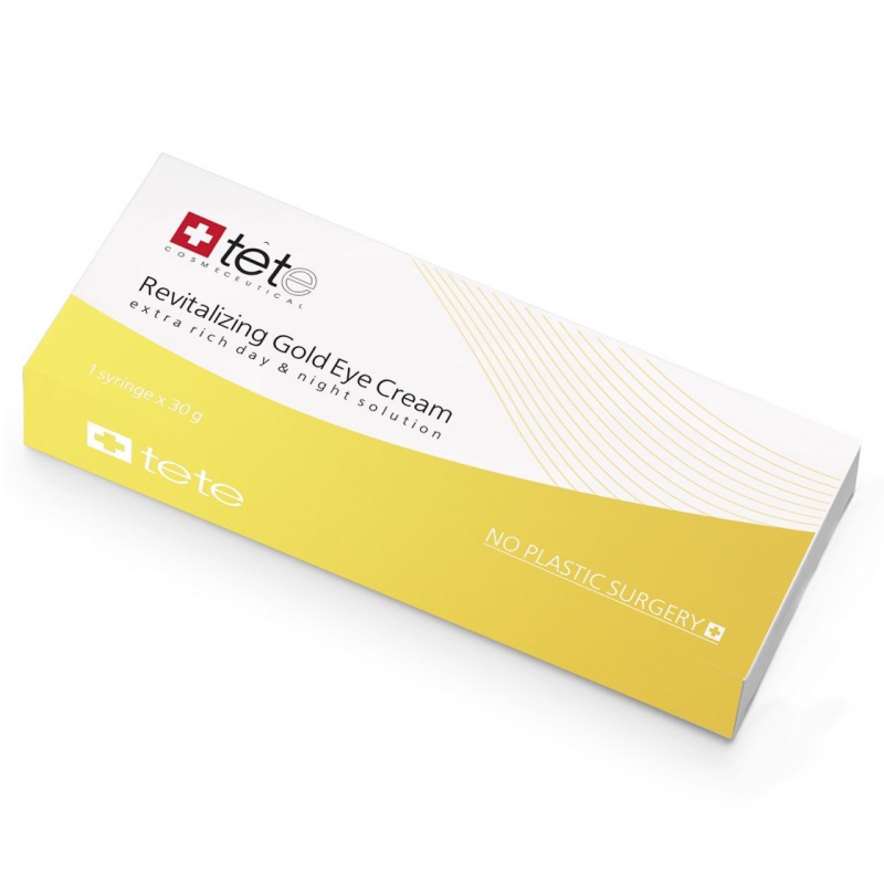 revitalizing gold eye cream Омолаживающий крем для век с коллоидным золотом 30 мл tete Revitalizing Gold Eye Cream Омолаживающий крем для век с коллоидным золотом 30 мл TETE — изображение 1