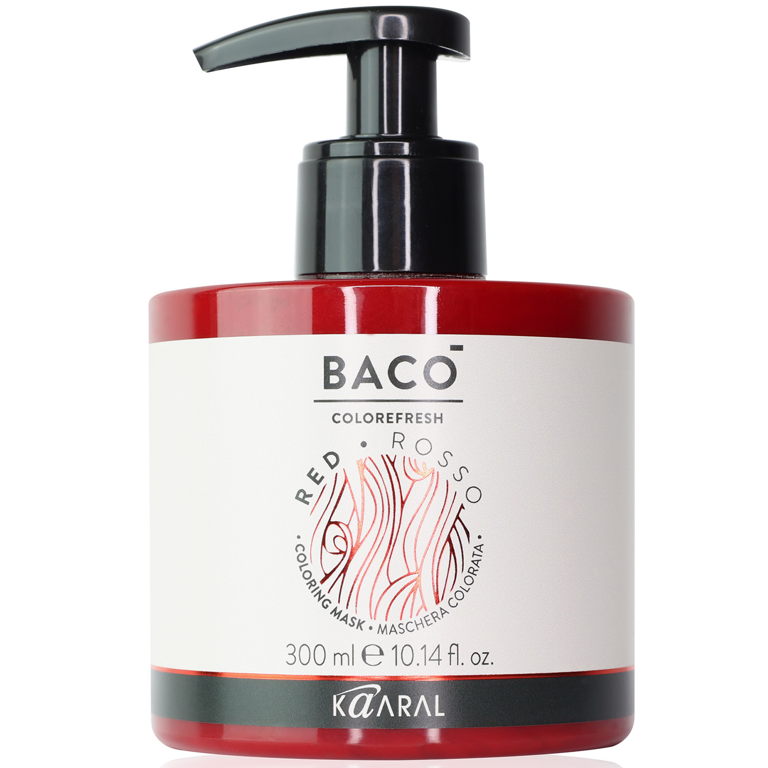 baco colorefresh coloring mask red Тонирующая маска для волос Красный 300 мл kaaral Baco Colorefresh Coloring Mask Red Тонирующая маска для волос Красный 300 мл KAARAL — изображение 1