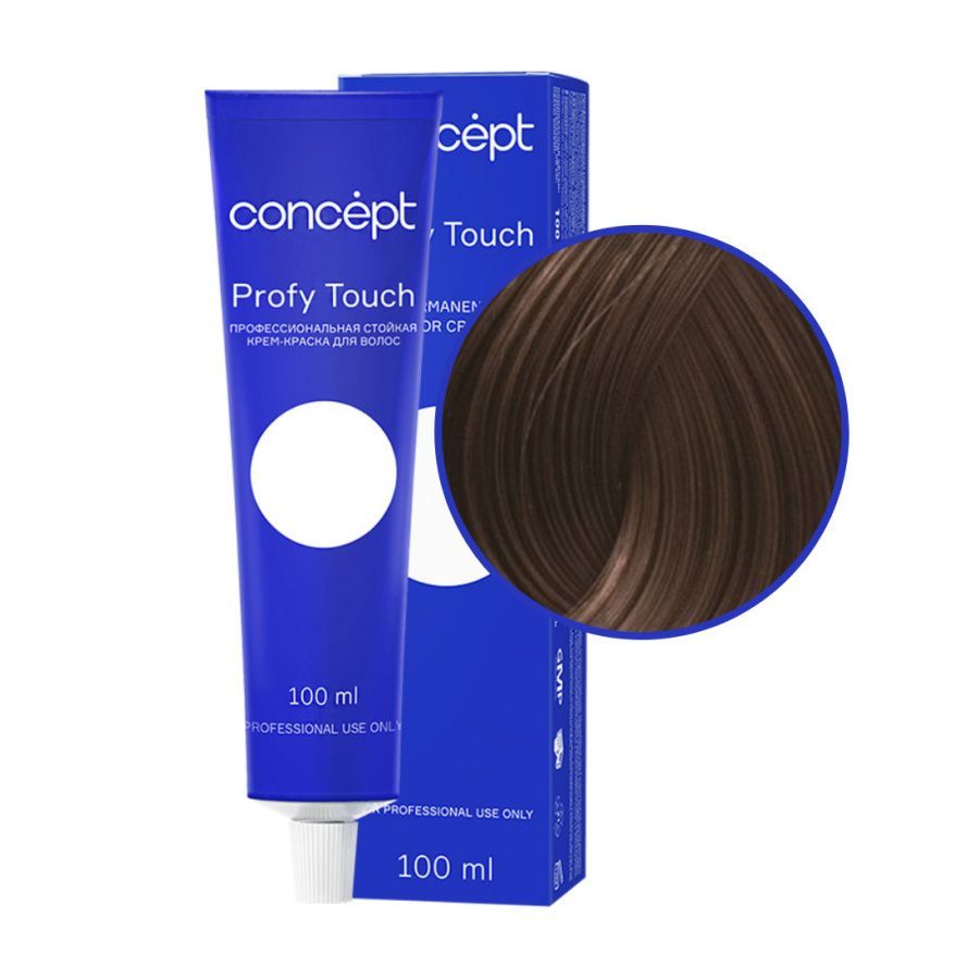 profy touch Стойкая крем краска для волос 6.77 Интенсивный коричневый 100 мл concept Profy Touch Стойкая крем-краска для волос 6.77 Интенсивный коричневый 100 мл CONCEPT — изображение 1