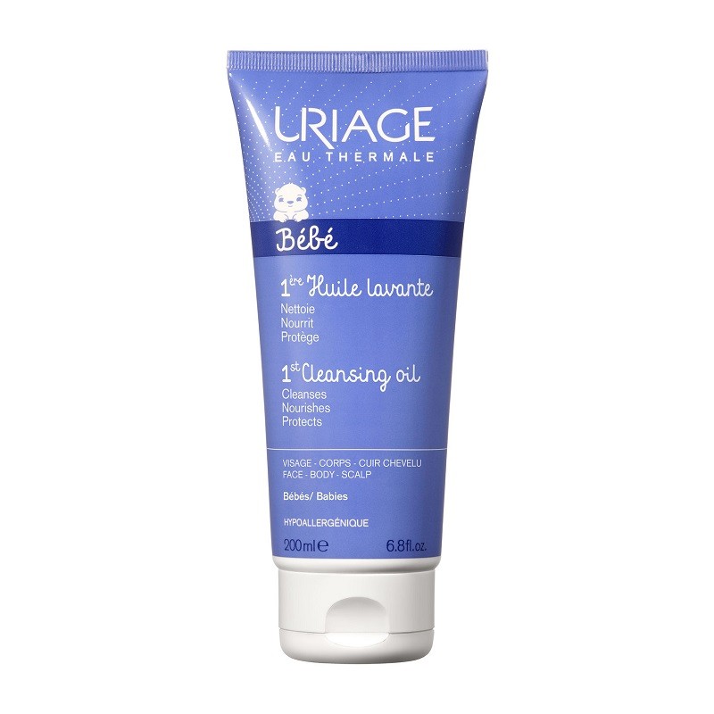 uriage bebe Первое Очищающее пенящееся масло 200 мл URIAGE Bebe Первое Очищающее пенящееся масло 200 мл — изображение 1