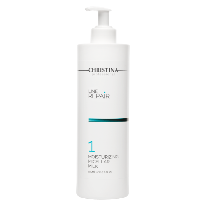 christina line repair moisturizing micellar milk Увлажняющее мицеллярное молочко (шаг 1) 500 мл CHRISTINA Line Repair Moisturizing Micellar Milk Увлажняющее мицеллярное молочко (шаг 1) 500 мл — изображение 1