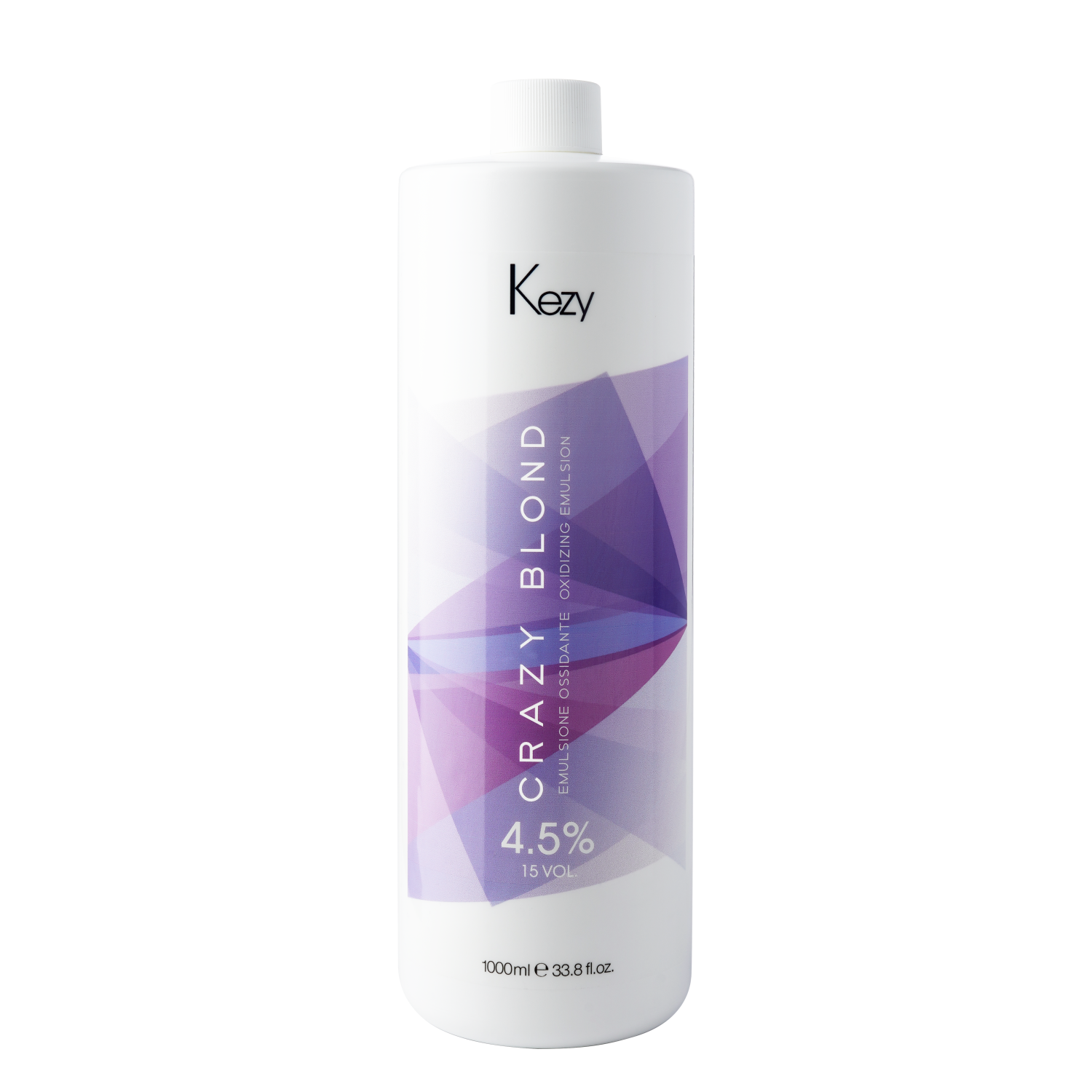 crazy blond oxidizing emulsion Эмульсия окисляющая 4,5% (15 vol.) 1000 мл kezy Crazy Blond Oxidizing Emulsion Эмульсия окисляющая 4,5% (15 vol.) 1000 мл KEZY — изображение 1