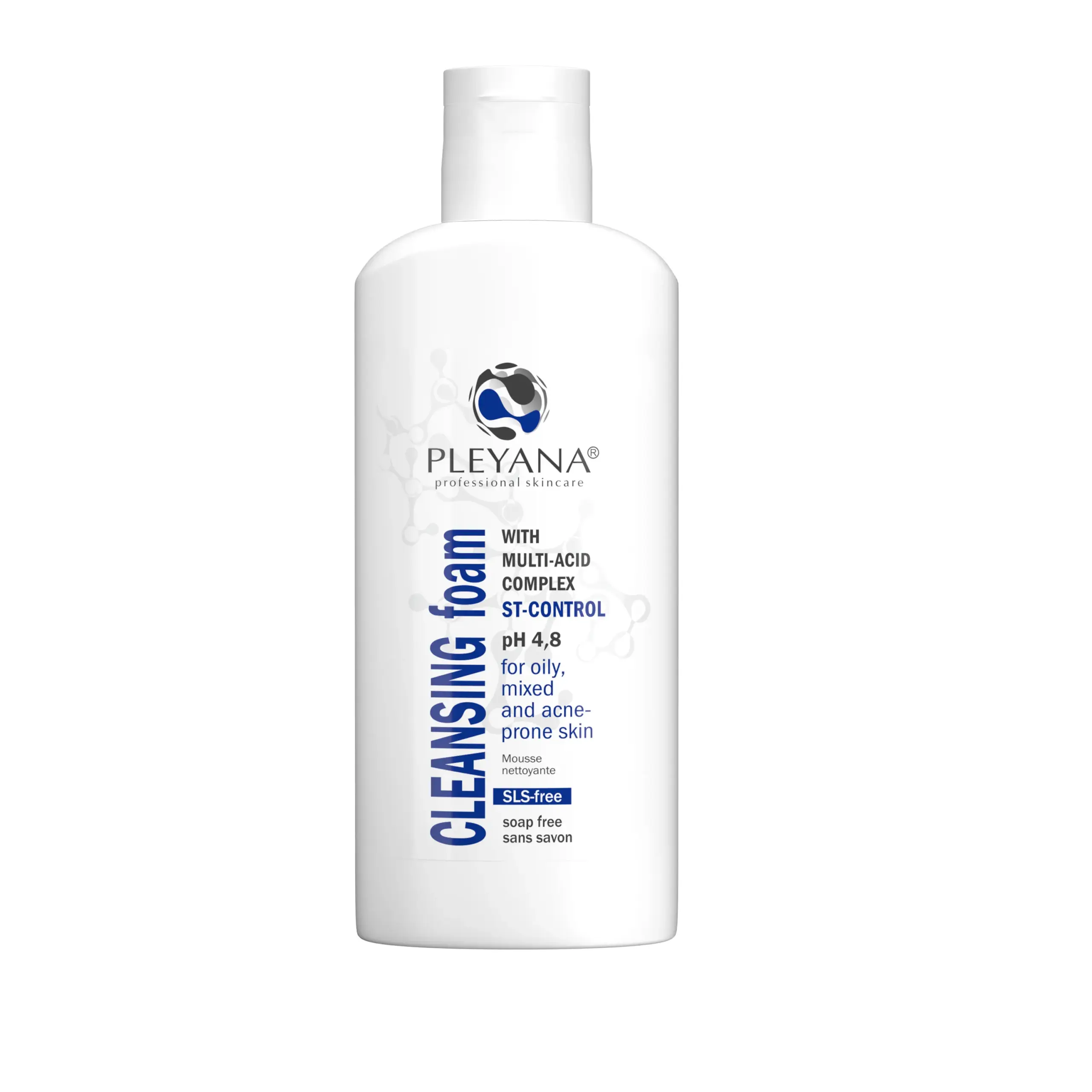pleyana cleansing foam with mylti acid complex st control Очищающая пенка с мультикислотным комплексом Плеяна 170 мл PLEYANA Cleansing Foam with Mylti-Acid Complex ST-Control Очищающая пенка с мультикислотным комплексом Плеяна 170 мл — изображение 1