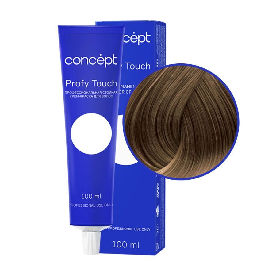 profy touch Стойкая крем краска для волос 6.1 Пепельно русый 100 мл concept Profy Touch Стойкая крем-краска для волос 6.1 Пепельно-русый 100 мл CONCEPT — изображение 1