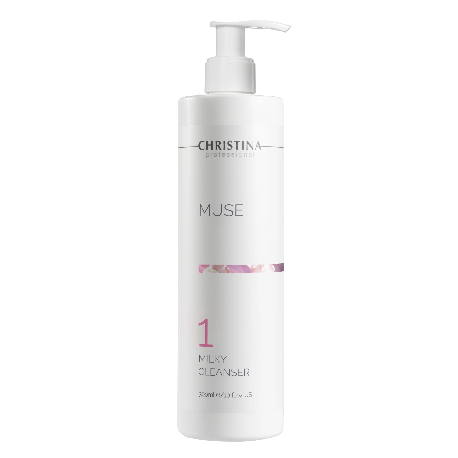 chr884, muse milky cleanser Очищающее молочко с экстрактом розы (шаг 1), 300 мл, christina CHRISTINA Muse Milky Cleanser Очищающее молочко с экстрактом розы 300 мл — изображение 1
