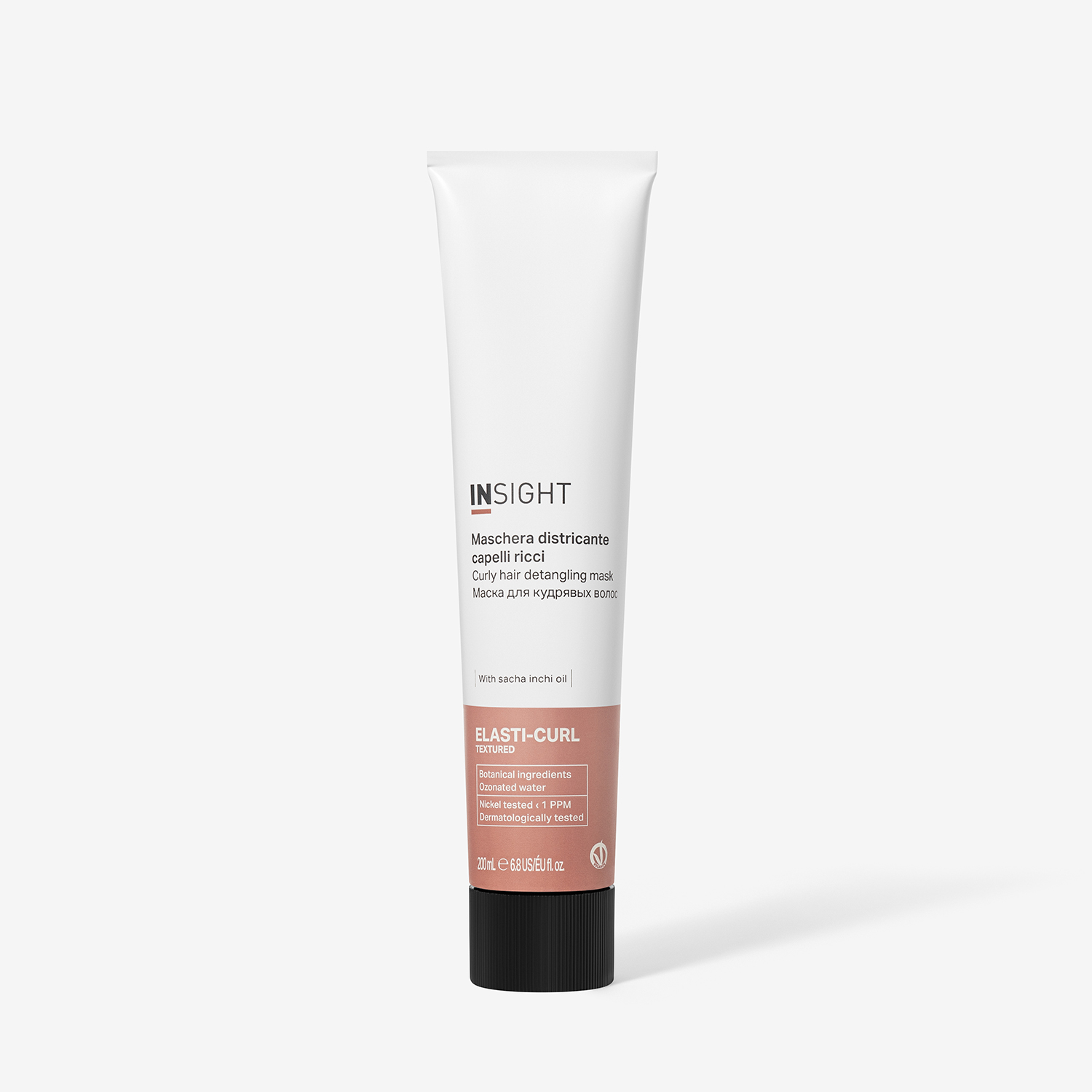 int334559/3, Маска для кудрявых волос elasti curl new (200 мл) iec612 b/1910, insight INSIGHT Elasti-Curl Curly Hair Detangling Mask Маска для кудрявых волос 200 мл — изображение 1