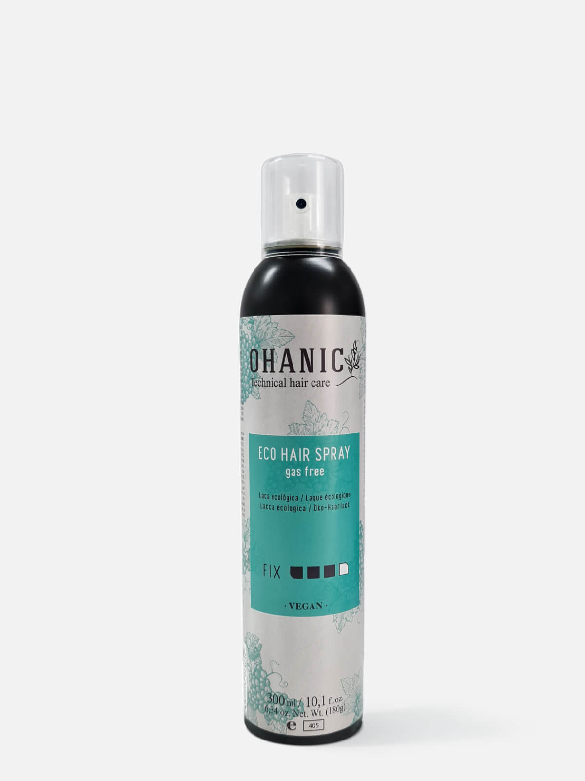 ohanic natural hair care Эко лак для волос eco hair spray gas free 300мл OHANIC NATURAL HAIR CARE Эко-лак для волос ECO HAIR SPRAY Gas free 300мл — изображение 1