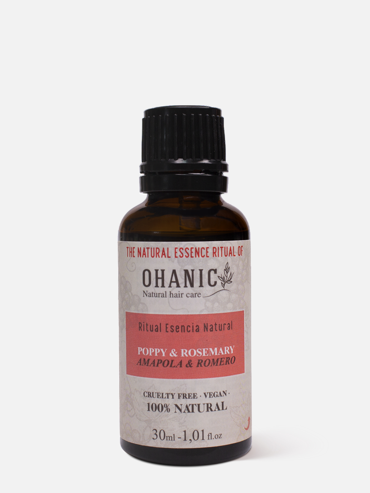 ohanic natural hair care Масло для волос мак и розмарин natural essence ritual poppy & rosemary 30мл OHANIC NATURAL HAIR CARE Масло для волос мак и розмарин NATURAL ESSENCE RITUAL POPPY & ROSEMARY 30мл — изображение 1