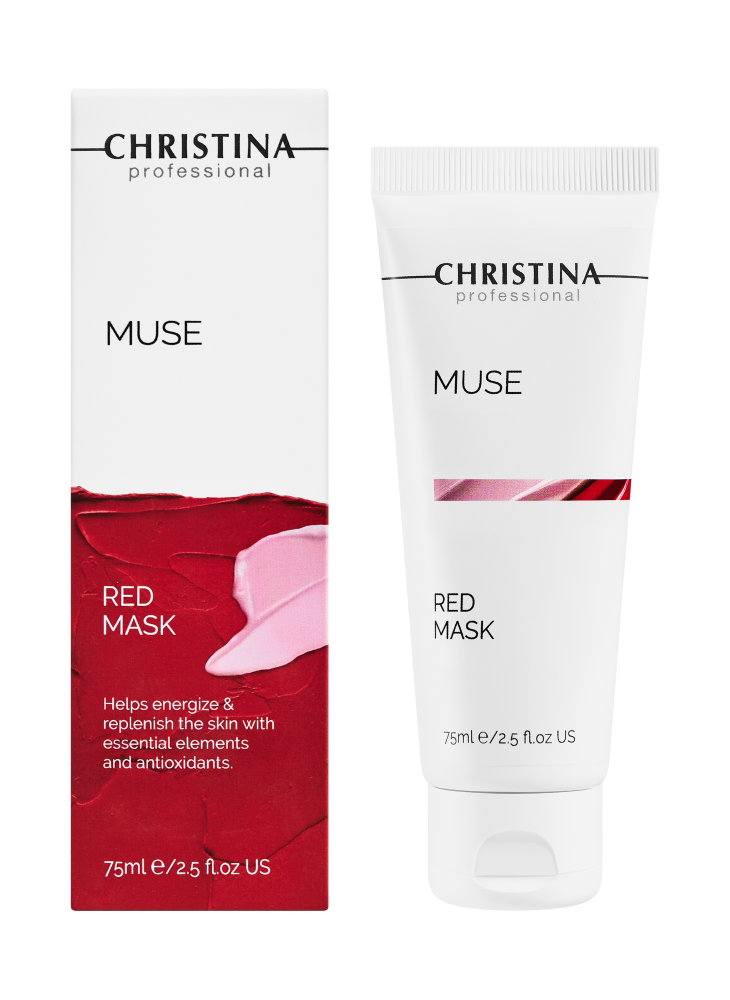 chr961, muse red mask Омолаживающая маска с экзосомами, 75 мл, christina CHRISTINA Muse Red Mask Омолаживающая маска с экзосомами 75 мл — изображение 1