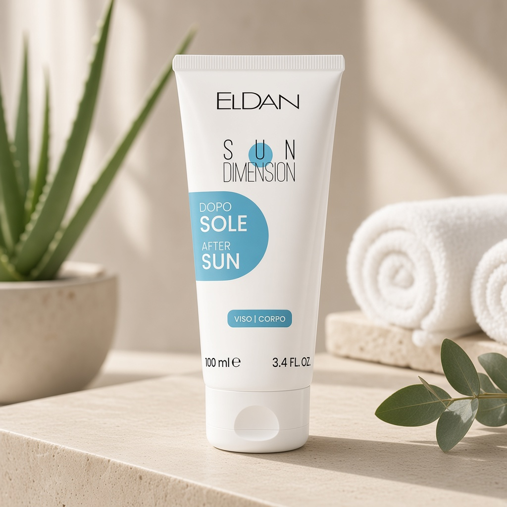 eldan sun dimension after sun 100 ml Крем восстанавливающий после загара для лица и тела ELDAN Sun Dimension After Sun 100 ml Крем восстанавливающий после загара для лица и тела — изображение 1
