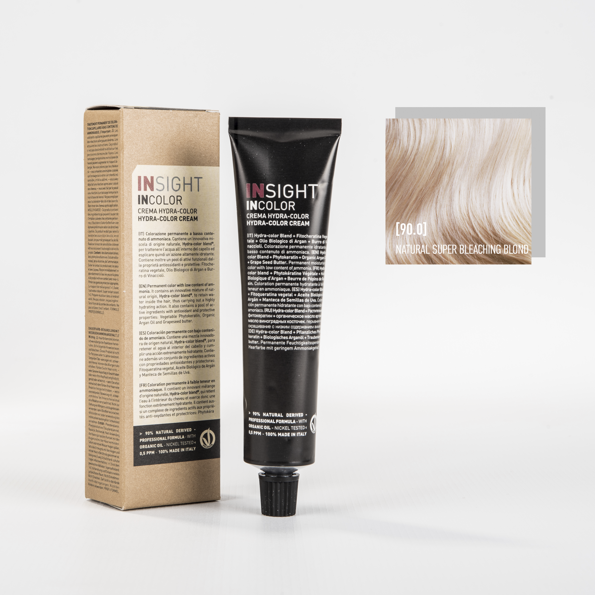 int334189, 90.0 суперосветл. натур. блонд natural super bleaching blond (100мл.) inc140 90.0/2003, insight INSIGHT Краситель для волос спецблонд 90.0 супер светлый блонд NATURAL SUPER BLEACHING BLOND 100 мл — изображение 1
