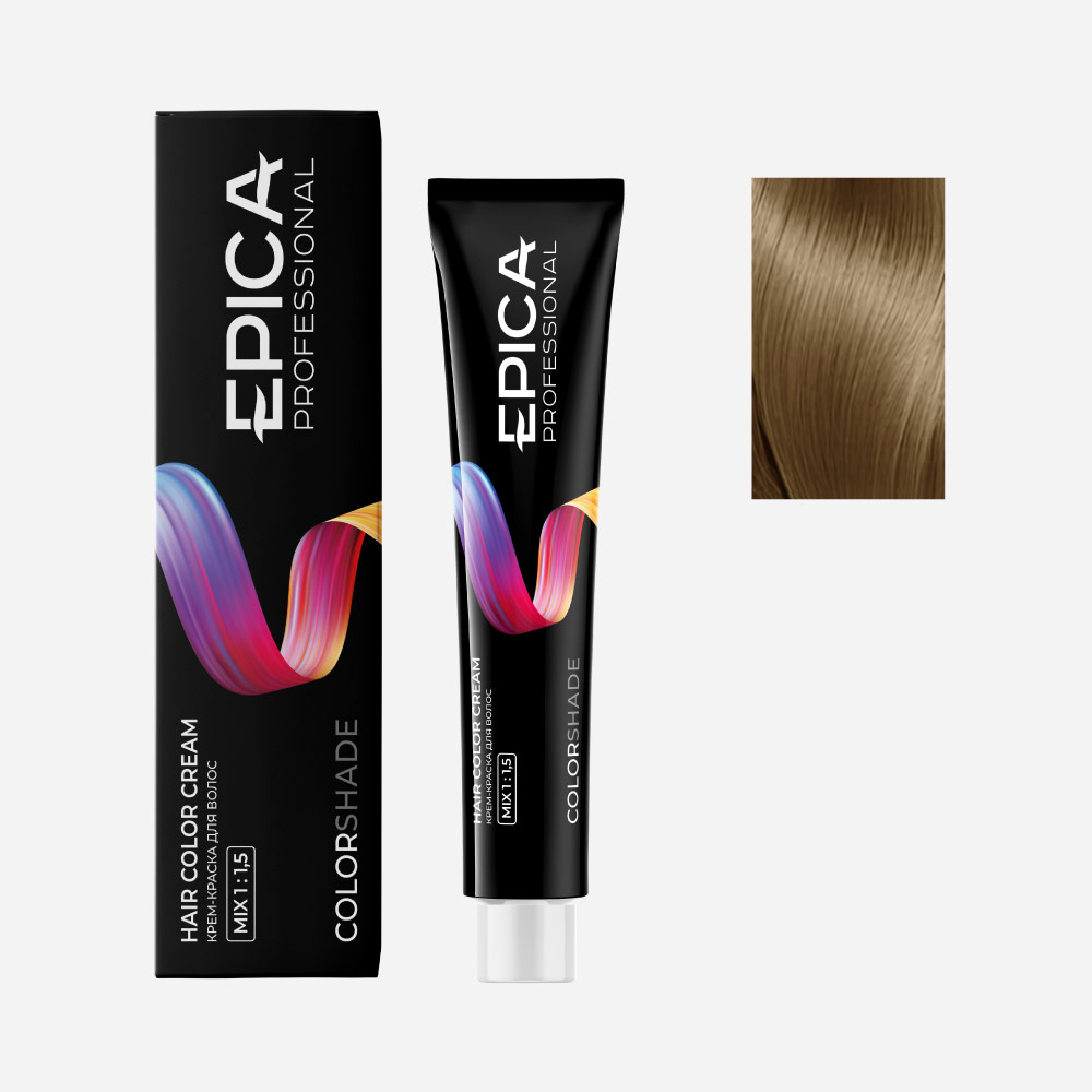 epi91059, 9.32 epica colorshade Крем краска блондин бежевый, 100 мл. EPICA Colorshade 9.32 Крем-краска блондин бежевый 100 мл — изображение 1