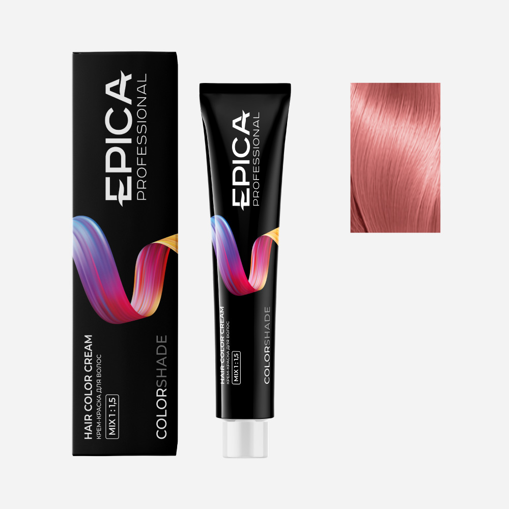 epi91276, 10.6s rose epica colorshade Крем краска светлый блондин Роза, 100 мл. EPICA Colorshade 10.6S Rose Крем-краска светлый блондин Роза 100 мл — изображение 1