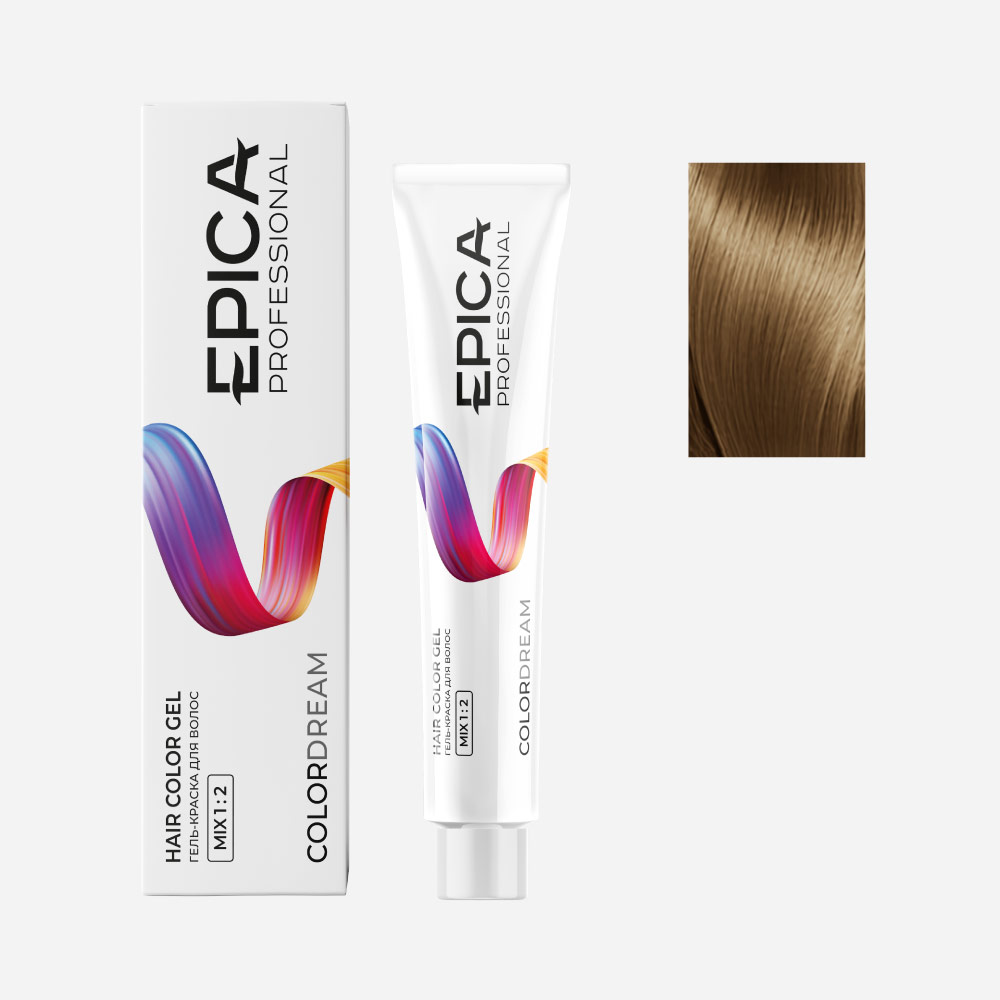 epi91145, 9.3 epica colordream Гель краска блондин золотистый, 100 мл. EPICA Colordream 9.3 Гель-краска блондин золотистый 100 мл — изображение 1