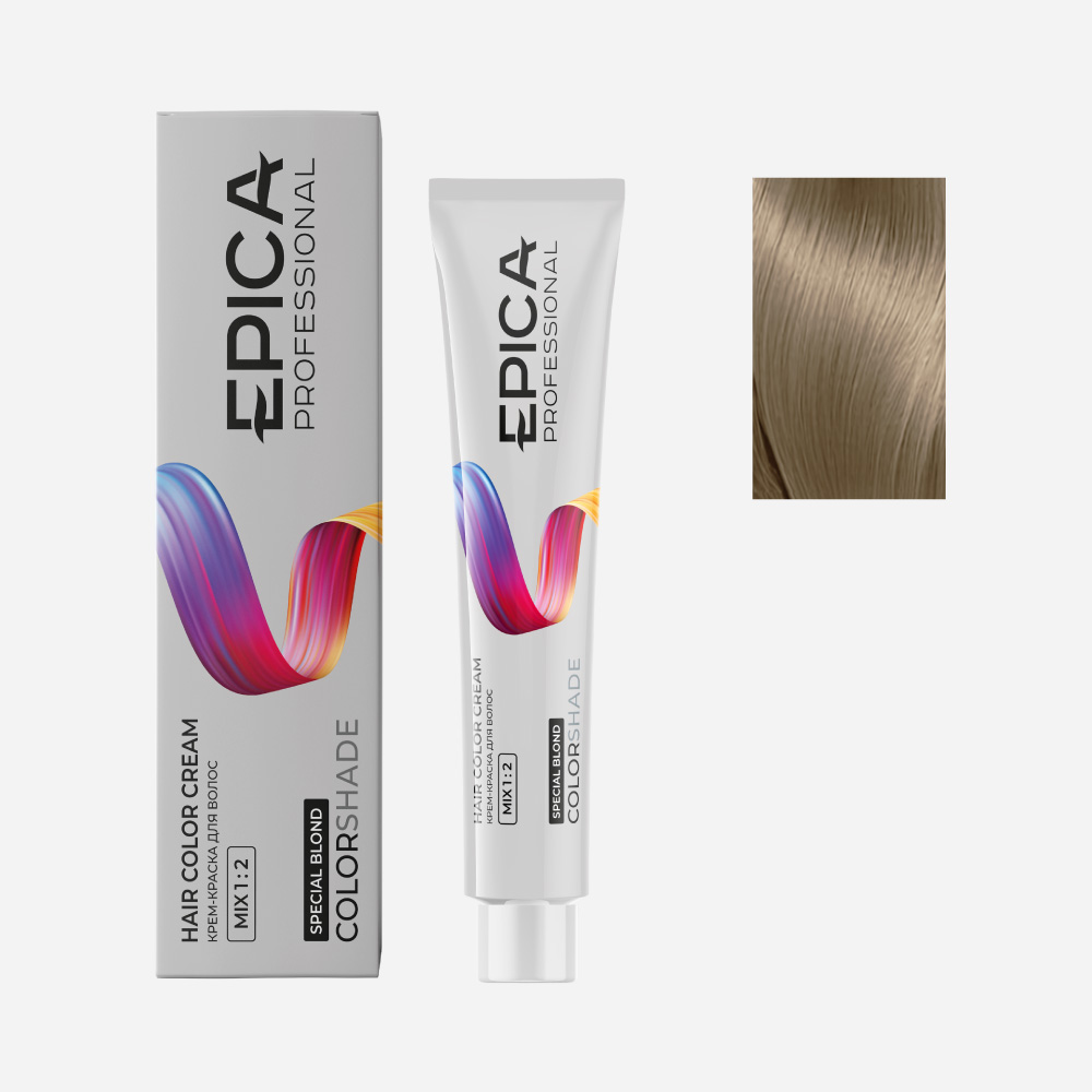 epi91100, 12.0 epica colorshade Крем краска специальный блонд натуральный, 100 мл. EPICA Colorshade 12.0 Крем-краска специальный блонд натуральный 100 мл — изображение 1