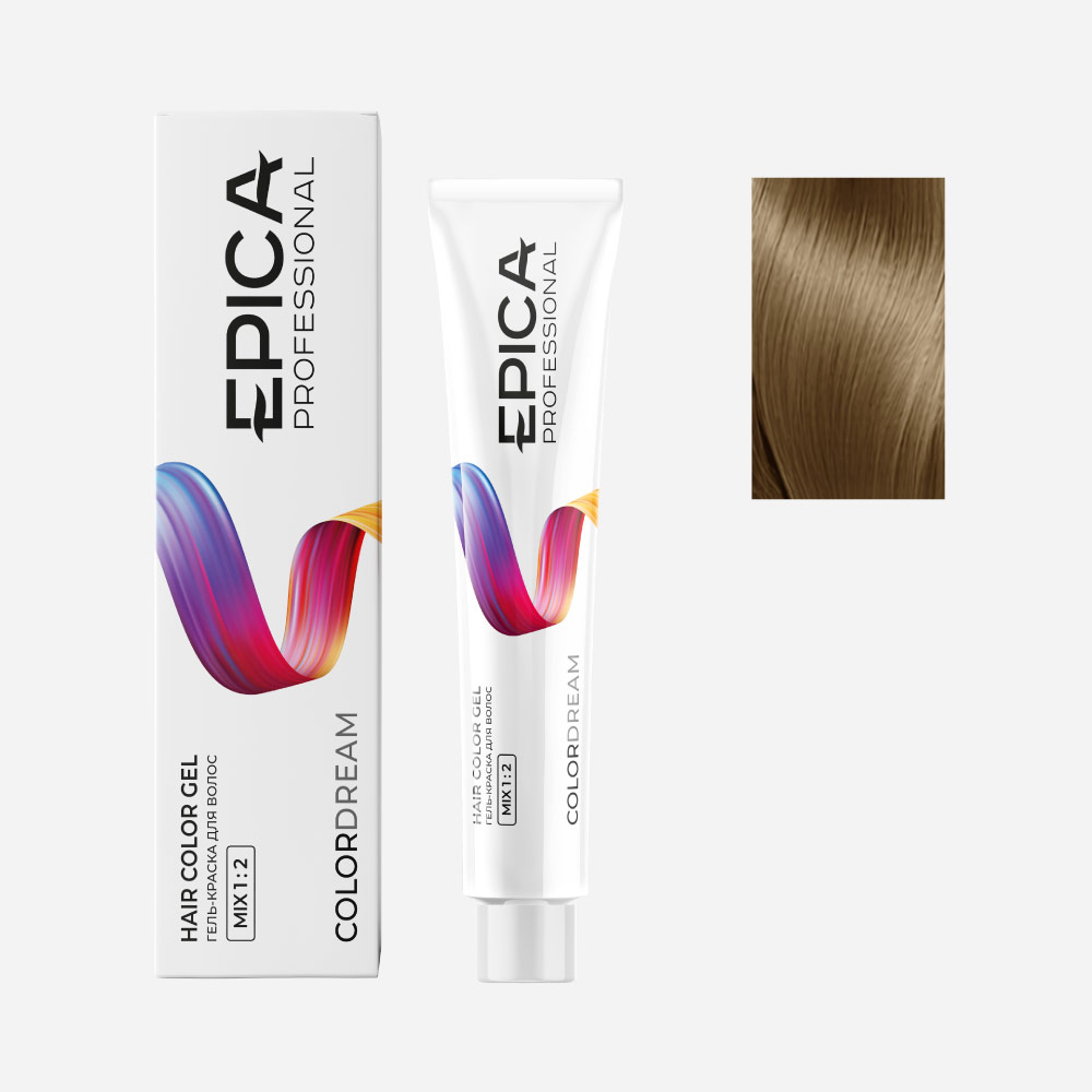 epi91147, 9.32 epica colordream Гель краска блондин бежевый, 100 мл. EPICA Colordream 9.32 Гель-краска блондин бежевый 100 мл — изображение 1