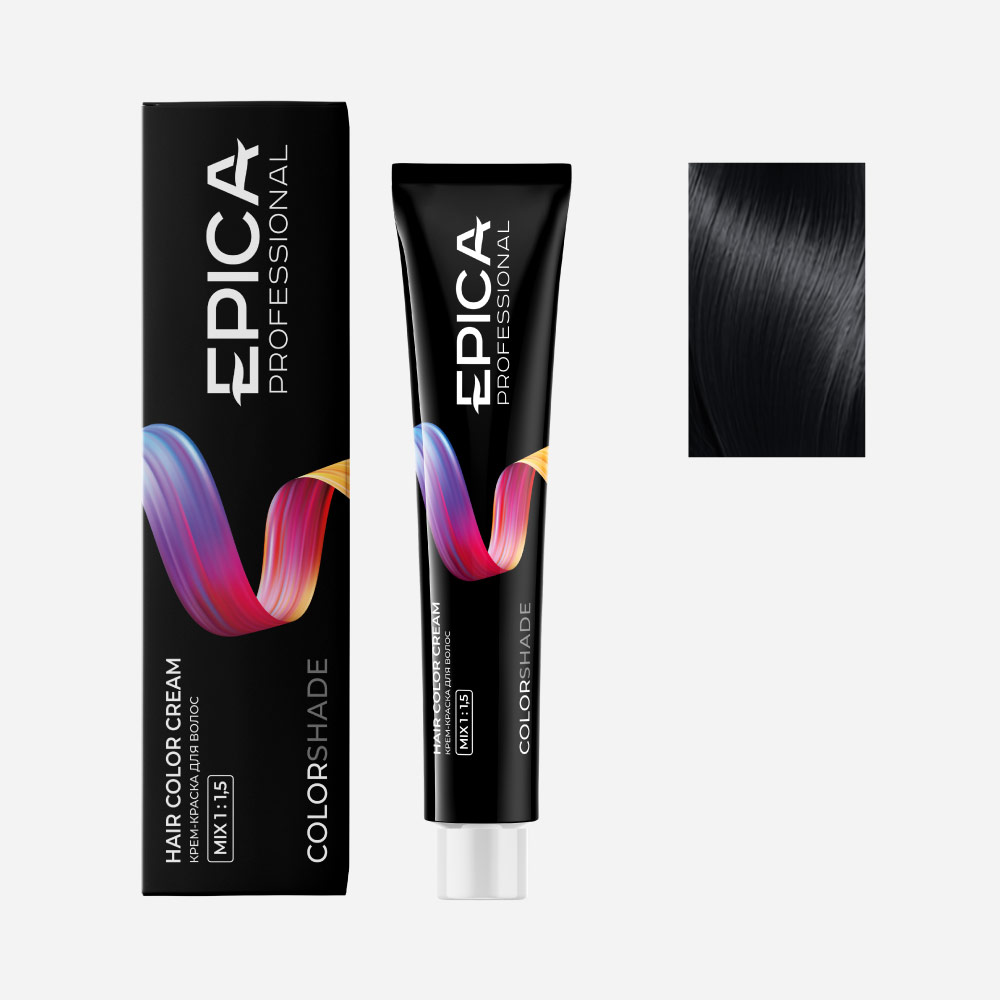 epi91183, 4.00 epica colorshade Крем краска шатен интенсивный, 100 мл. EPICA Colorshade 4.00 Крем-краска шатен интенсивный 100 мл — изображение 1